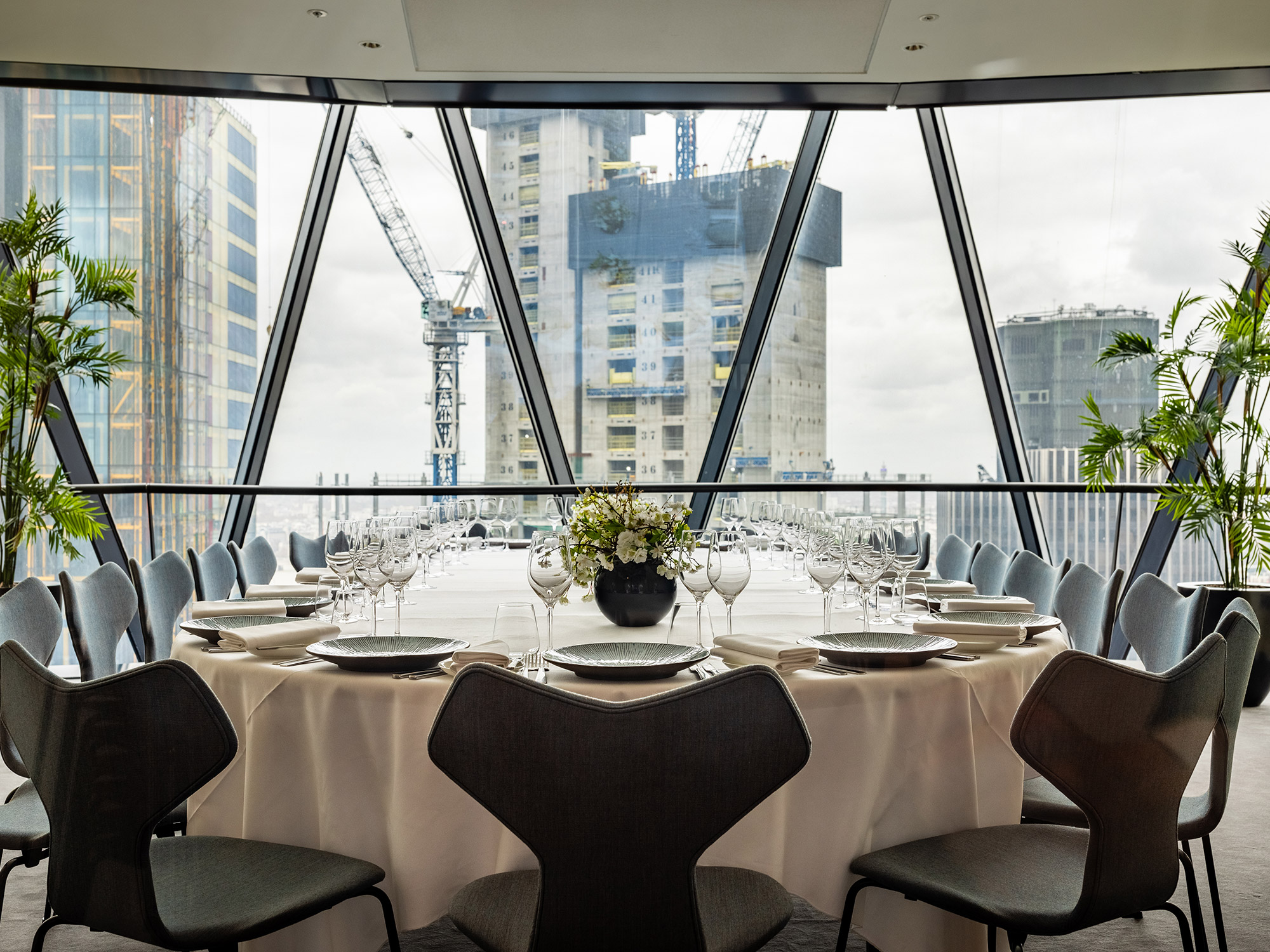 The Gherkin Restaurant Bar Private Dining Weddings Events London