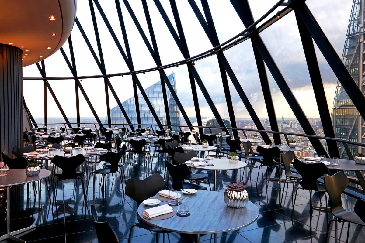 The Gherkin Restaurant Bar Event Spaces Central London