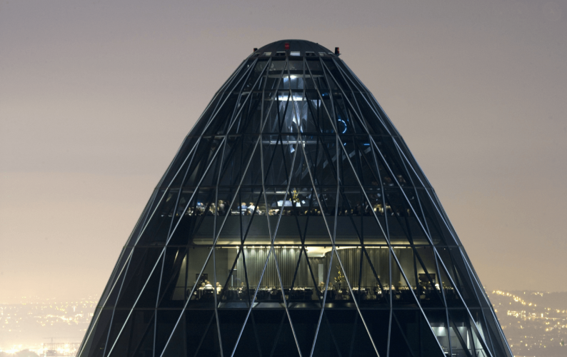 London Venue and Catering Awards: Searcys at The Gherkin Wins Gold
