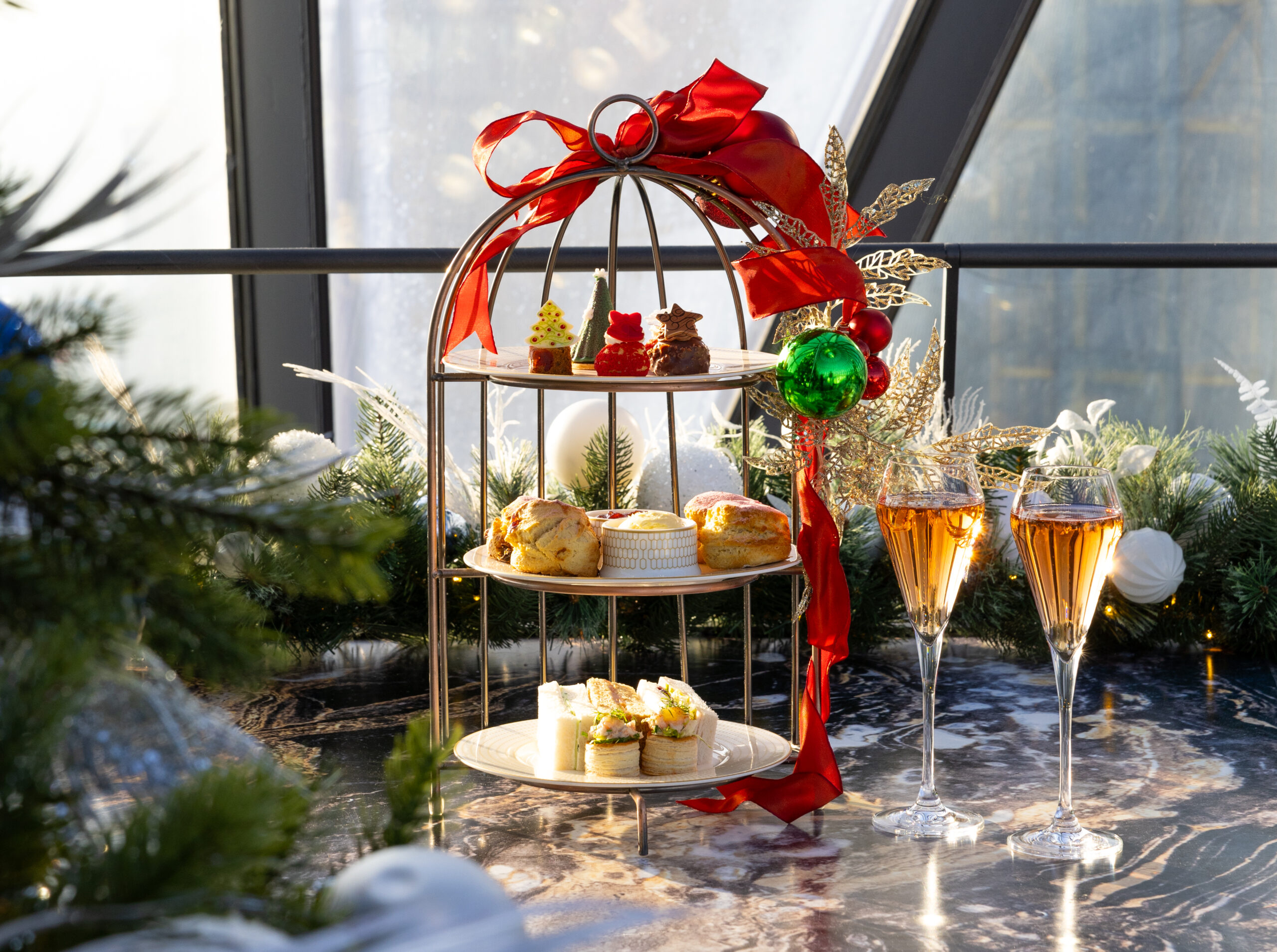 New Year’s Eve Afternoon Tea - Searcys at the Gherkin