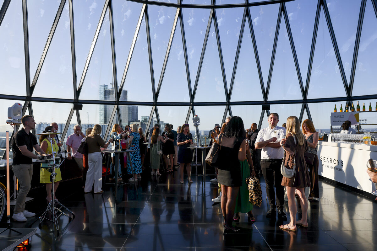 An End of Summer Veuve Party - Searcys at the Gherkin